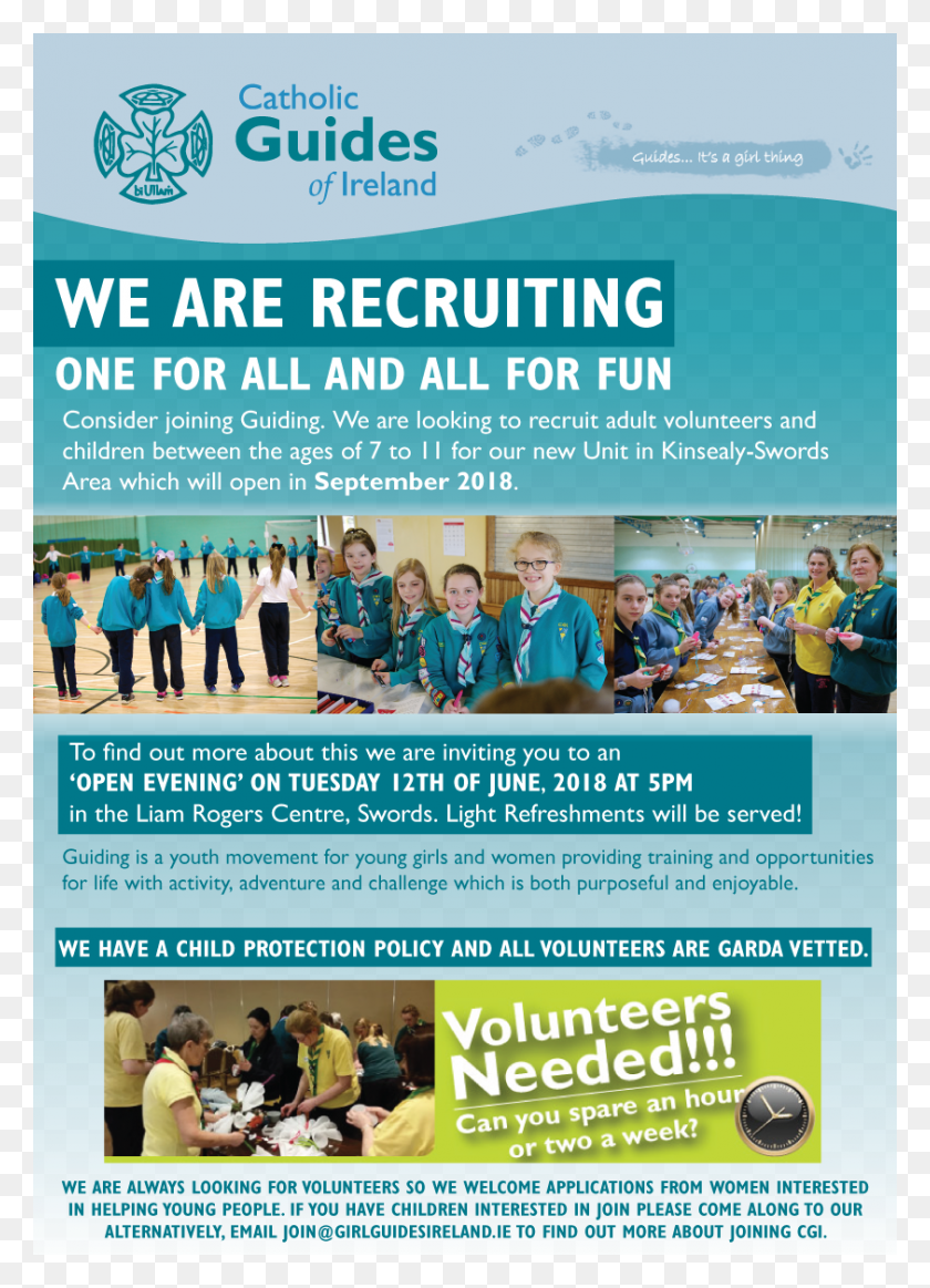 842x1191 Cgi Girl Guides Catholic Guides Of Ireland, Flyer, Poster, Paper HD PNG Download