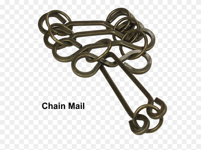 601x565 Chain Mail Metal Disentanglement Puzzle Metal Disentanglement Puzzles, Scissors, Blade, Weapon HD PNG Download