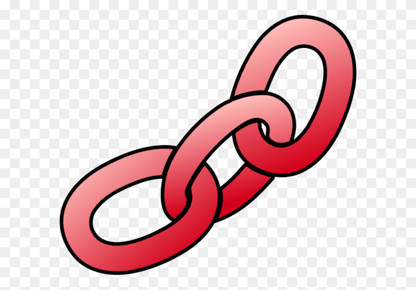 600x526 Chain Vector Clip Art Red Chain Clipart HD PNG Download