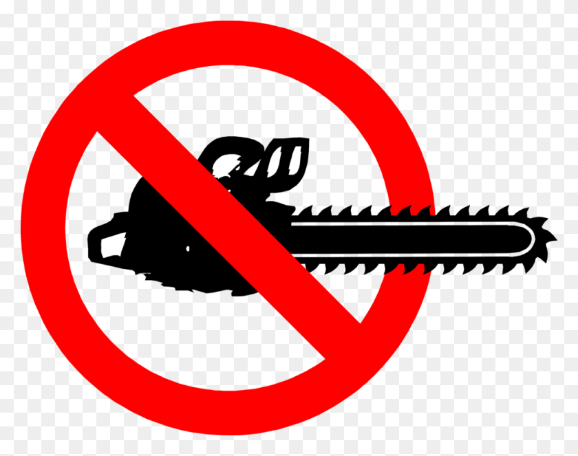970x750 Chainsaw Safety Features Lawn Mowers Cutting No Chainsaw Use Sign, Symbol, Machine, Road Sign HD PNG Download