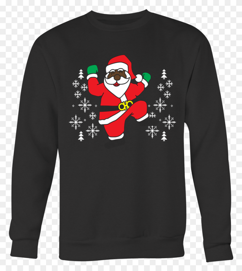 867x979 Chainz Ugly Christmas Sweater Dancing Santa T Shirt, Sleeve, Clothing, Apparel Descargar Hd Png