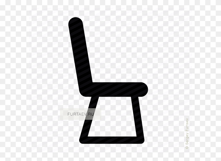 620x553 Chair Icon Vector Free Bright Chair Icon Chair Icon Vector, Furniture, Text, Bar Stool HD PNG Download