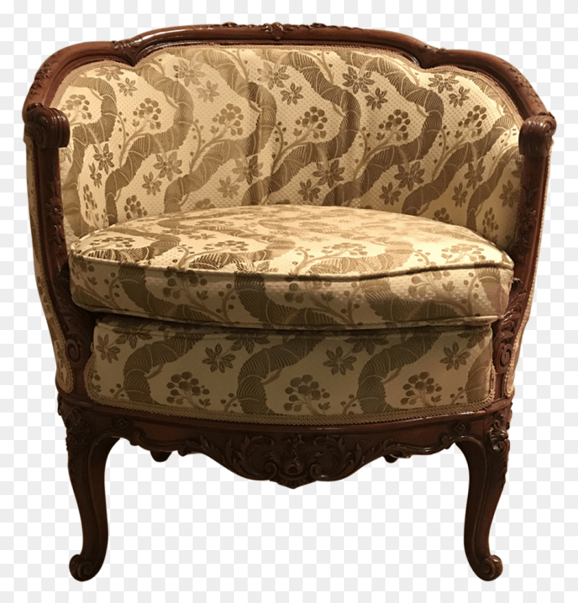 882x924 Chairs Armchair Tray Swan Armchair Antique Tub Chair Club Chair, Furniture, Crib, Bed HD PNG Download
