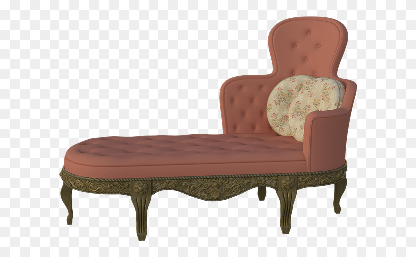 606x460 Chaise Longue, Furniture, Chair, Couch HD PNG Download