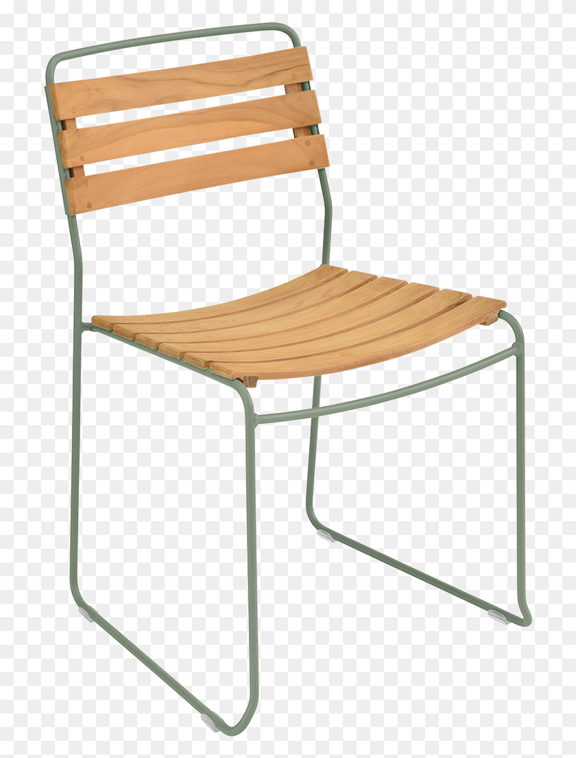716x1045 Chaise Surprising Chaise Fermob Chaise Bois Et Metal Fermob Surprising Chair, Furniture HD PNG Download