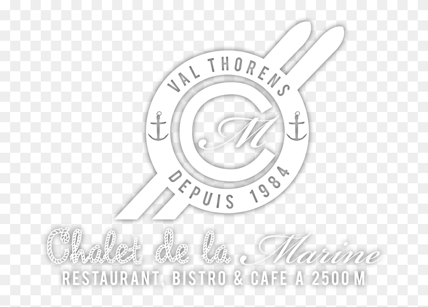679x543 Chalet De La Marine Chalet De La Marine Val Thorens Logo, Symbol, Trademark, Text HD PNG Download