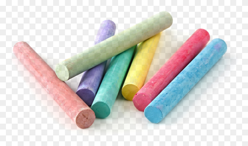 809x453 Chalk Color Chalk, Crayon HD PNG Download