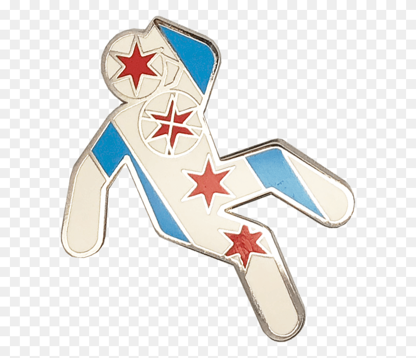 597x664 Chalk Outline Chalkie Chicago, Symbol, Star Symbol, Recycling Symbol HD PNG Download