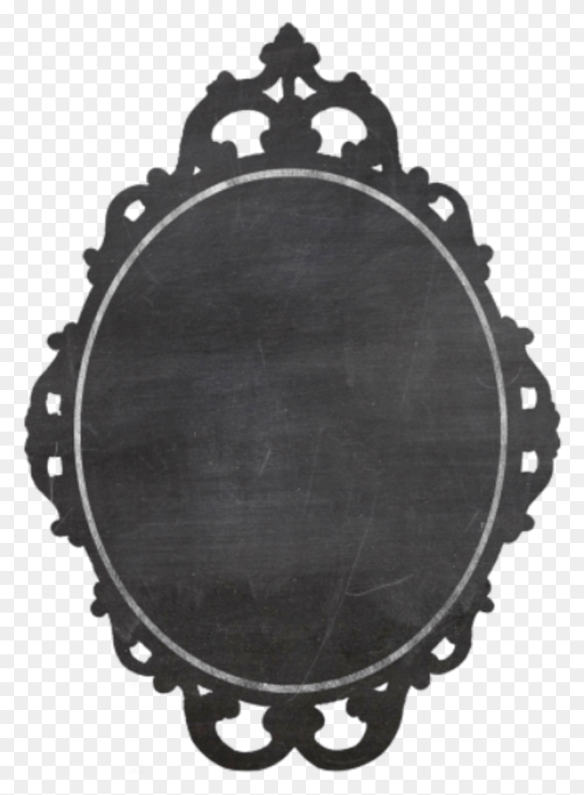 901x1250 Chalkboard Decoration Sign Black Vintage Label Mirror HD PNG Download