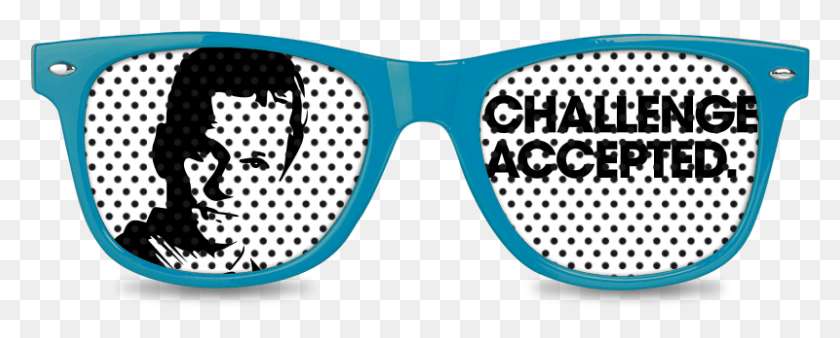 800x286 Challenge Accepted Transparent Material, Cushion, Glasses, Accessories HD PNG Download