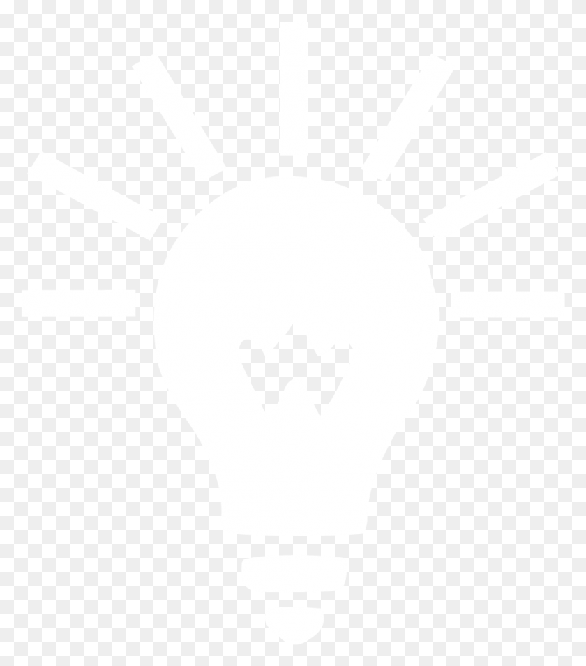 966x1109 Challenge Icon White, Light, Lightbulb, Stencil HD PNG Download