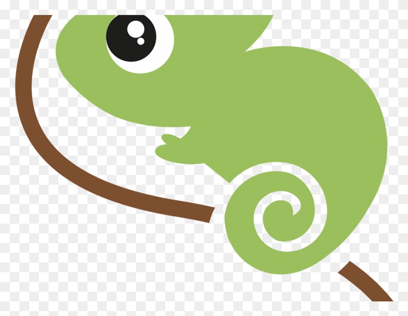 953x721 Chameleon Clipart Baby Cartoon, Frog, Amphibian, Wildlife HD PNG Download