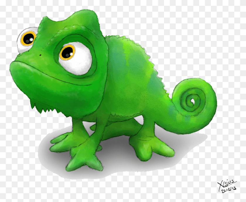 884x714 Chameleon Rapunzel Pascal Pascal, Toy, Lizard, Reptile HD PNG Download