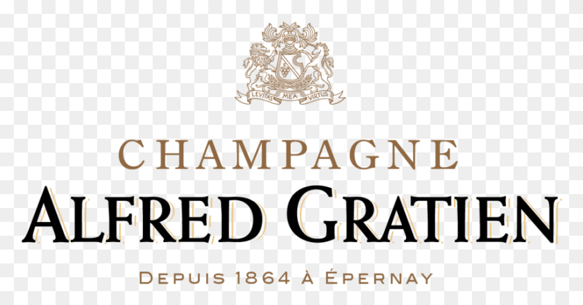 856x418 Descargar Png Champagne Alfred Gratien Logo Alfred Gratien Logo, Texto, Alfabeto, Etiqueta Hd Png
