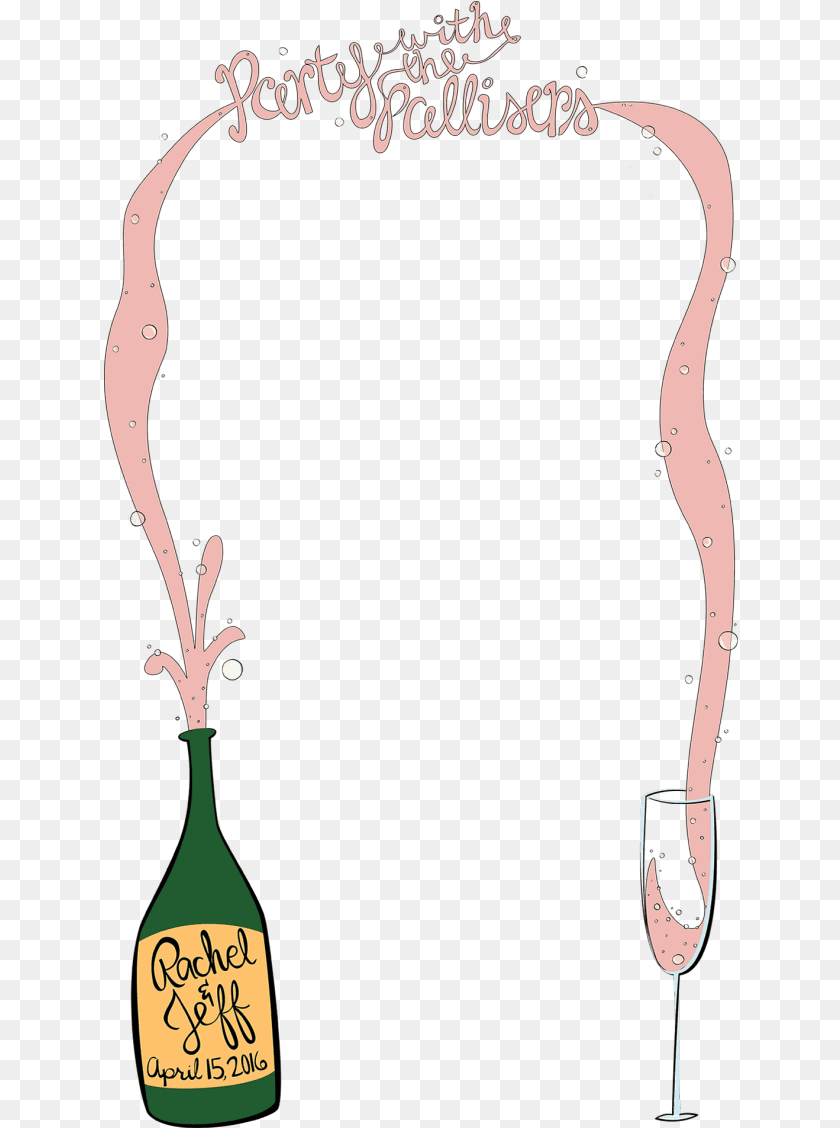 635x1128 Champagne Bottle Snapchat Filter, Glass, Alcohol, Beverage, Liquor Clipart PNG