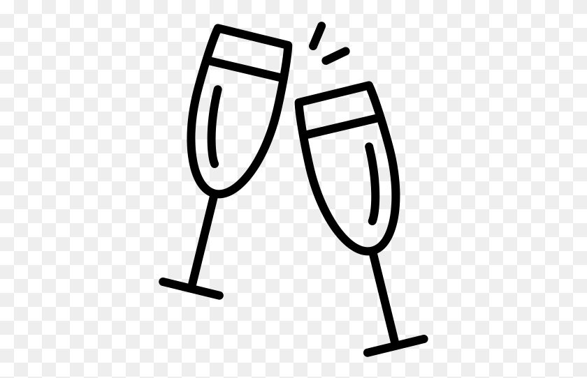 387x482 Champagne Glasses Icon, Gray, World Of Warcraft HD PNG Download