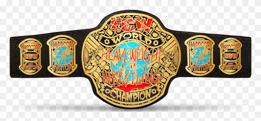 1985x841 Championship Belt Wwe Ecw Championship Belt, Buckle, Logo, Symbol HD PNG Download