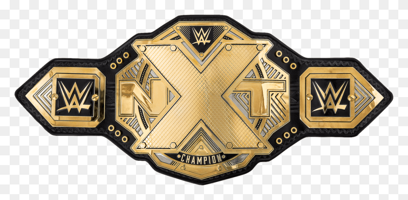 1329x600 Championship Belt Wwe New Nxt Champion, Logo, Symbol, Trademark HD PNG Download