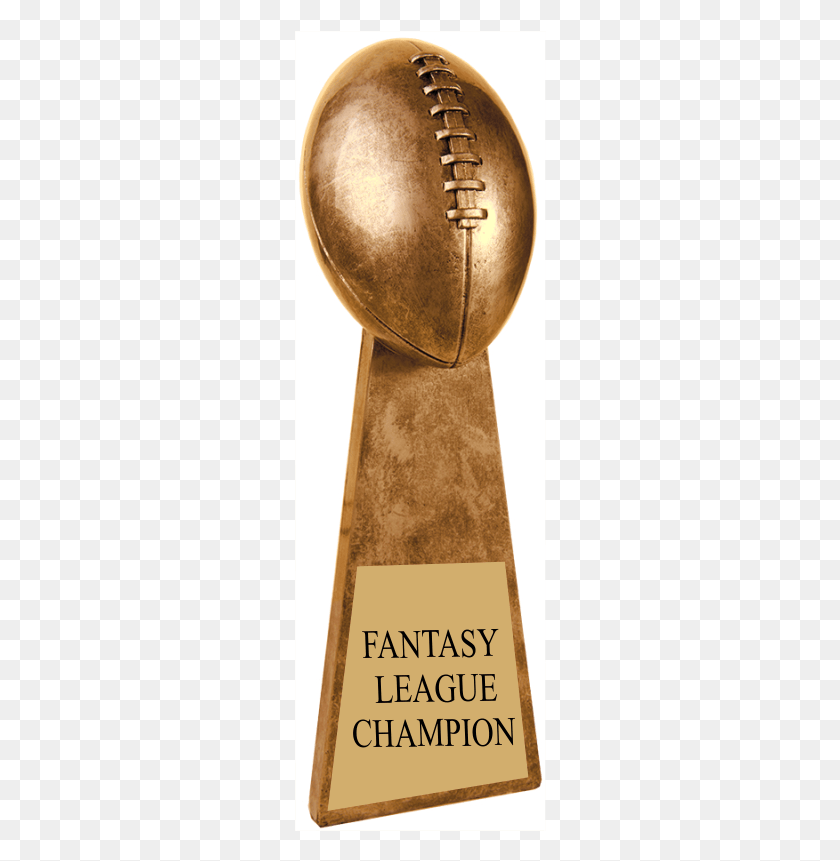 252x801 Championship Gold Tower Football Trophy R320ftbl Trophy, Tie, Accessories, Accessory HD PNG Download