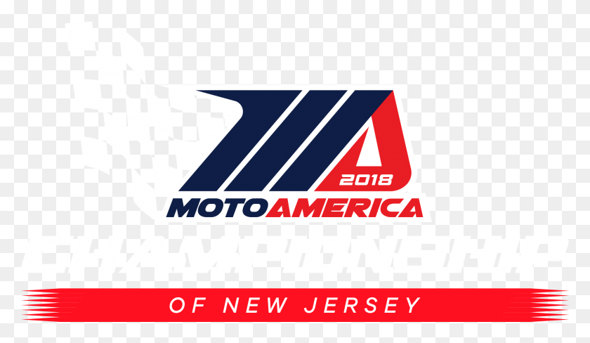 1844x1014 Campeonato De Nueva Jersey En New Jersey Motorsports Motoamerica Logotipo, Texto, Etiqueta, Oficina Postal Hd Png