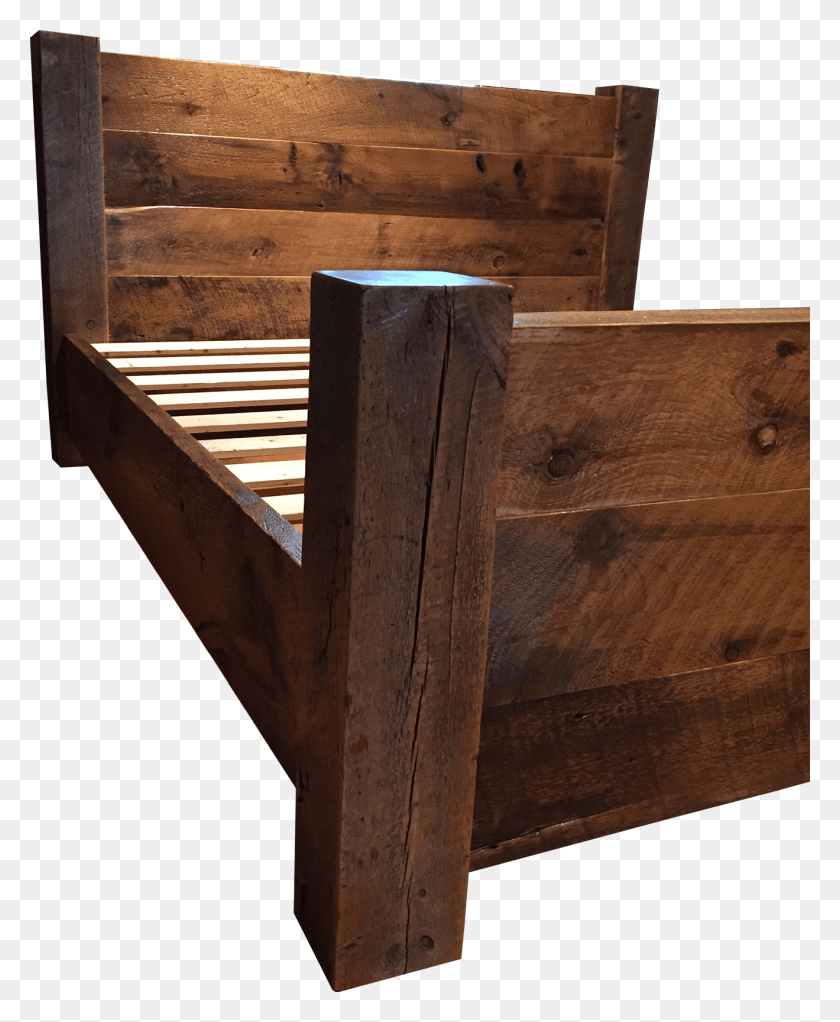 1319x1627 Chandos Reclaimed Barn Wood And Beam Platform Bed Reclaimed Barn Wood To Furniture, Hardwood, Plywood, Tabletop Hd Png Download