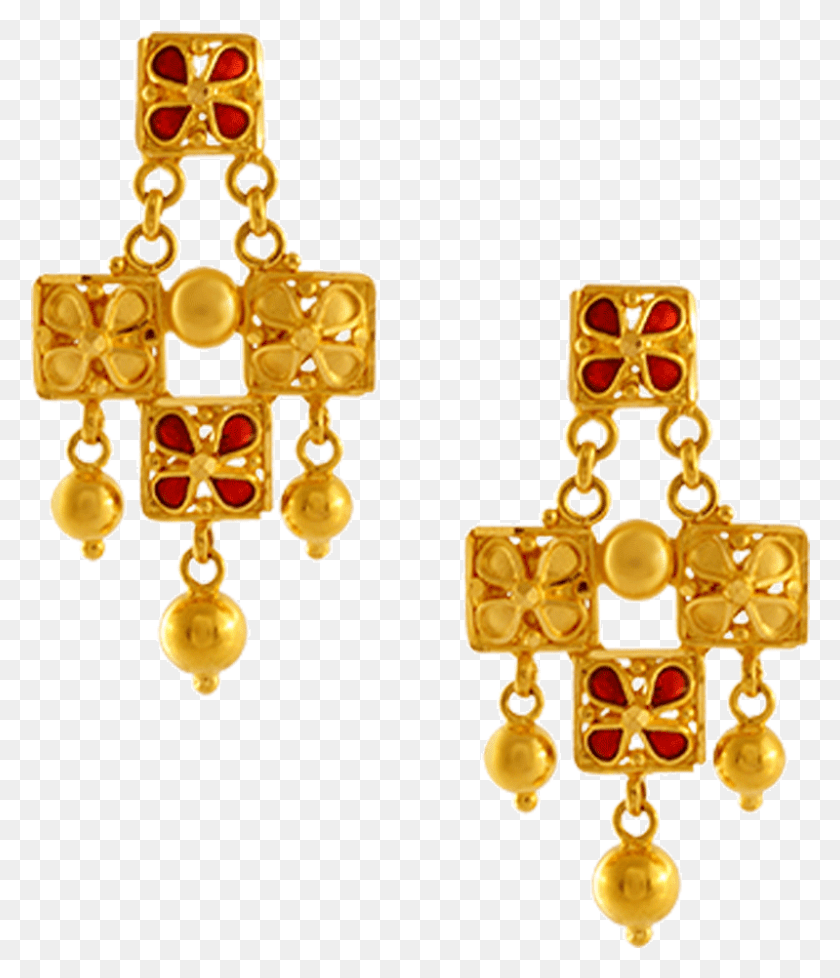 799x941 Chandra Jewellers 22k Yellow Gold Earrings Gold Earrings Of Pc Chandra, Accessories, Accessory, Earring HD PNG Download