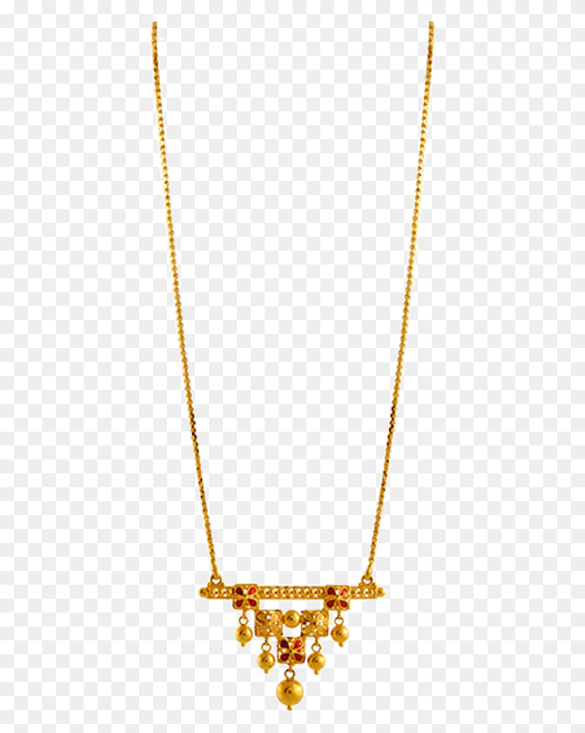 433x993 Chandra Jewellers 22k Yellow Gold Neckless Necklace, Arrow, Symbol, Jewelry HD PNG Download