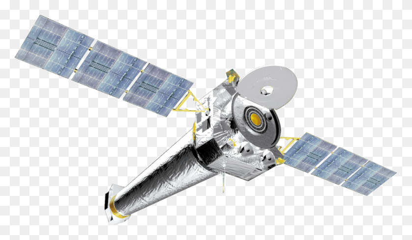 1001x553 Chandra X Ray Observatory Spacecraft Model Chandra X Ray Observatory Transparent, Machine, Airplane, Aircraft HD PNG Download