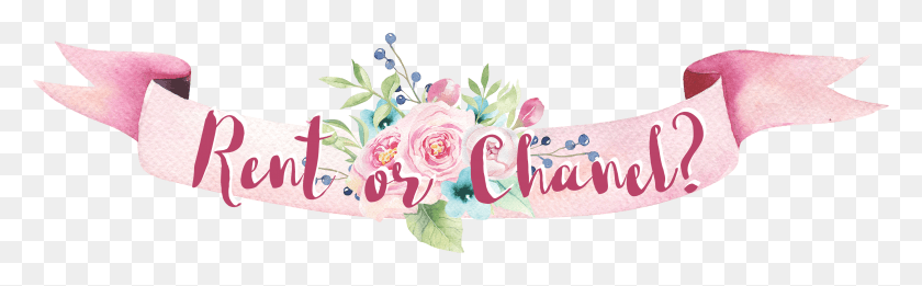 3545x917 Chanel Clipart Transparent Garden Roses, Graphics, Floral Design HD PNG Download
