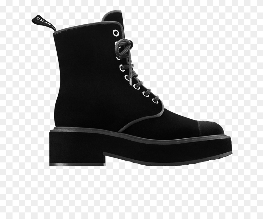 648x641 Chanel Combat Boots Chanel Velvet Combat Boots, Clothing, Apparel, Footwear HD PNG Download
