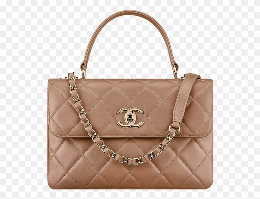 540x584 Chanel Flap Bag With Top Handle Handbag, Accessories, Accessory, Purse HD PNG Download