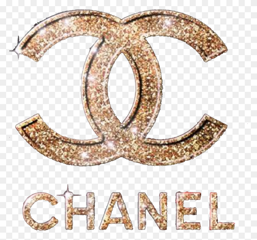 1025x952 Descargar Png Chanel Logo Gold Coco Chanel Funda Iphone 7, Texto, Alfabeto, Cruz Hd Png
