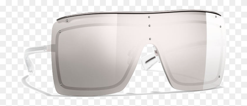 700x303 Chanel Shield Gafas De Sol De Oro, Gafas, Accesorios, Accesorio Hd Png