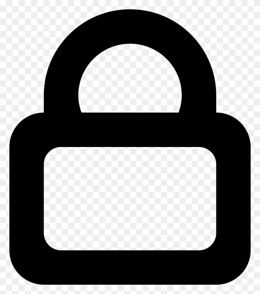 858x980 Change Password Svg Icon Free Password Logo White, Lock, Combination Lock HD PNG Download
