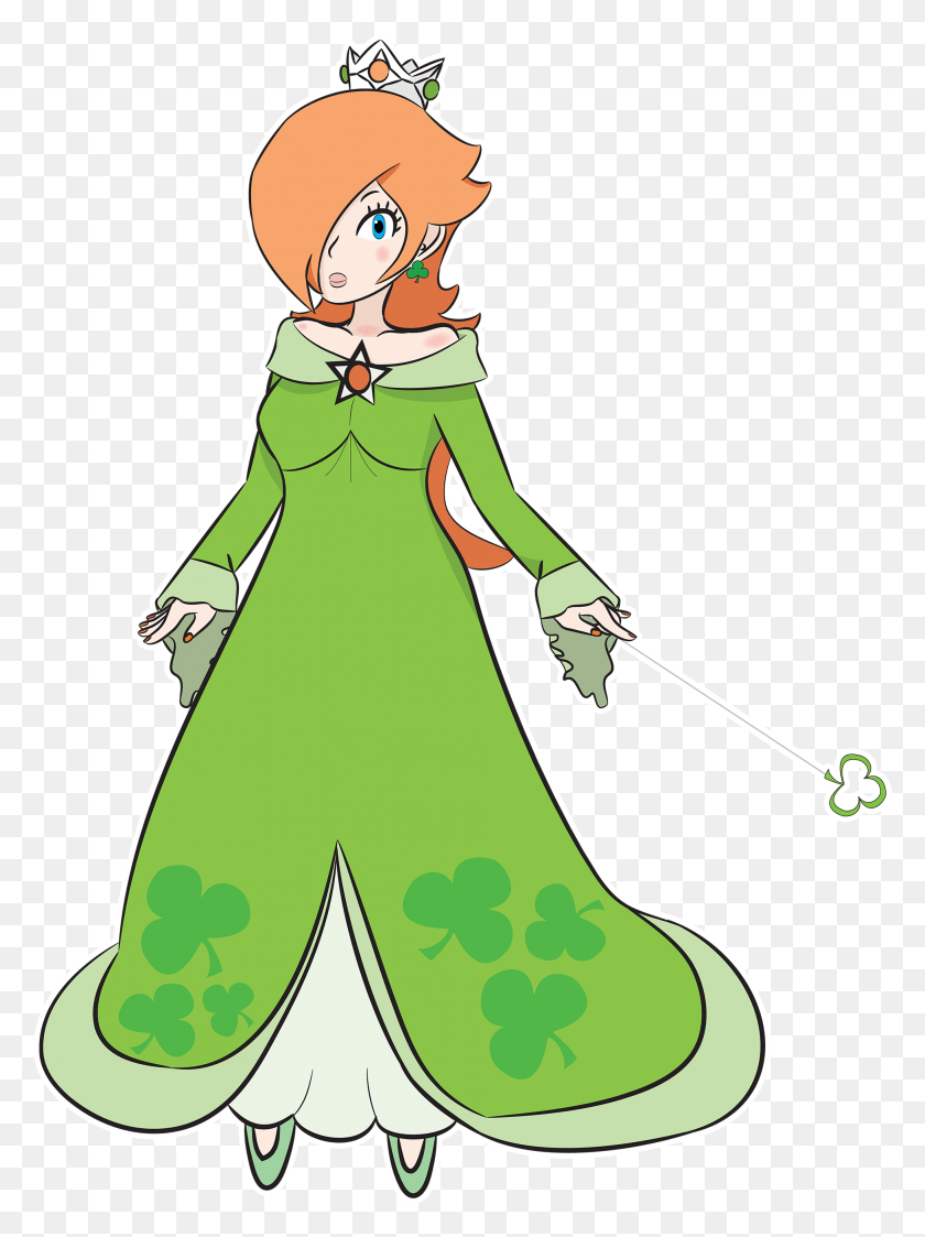 1947x2655 Changes The Colour Of Most Of Rosalina39s Features Cartoon, Elf, Dress, Clothing HD PNG Download
