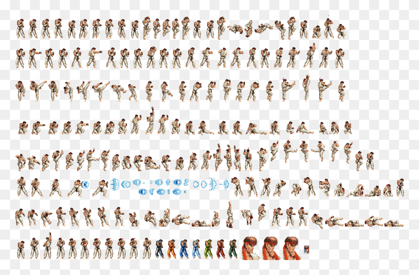 1523x959 Changing A Sprite Width When Playing A Reel Using Crafty Ryu Sprite Sheet, Person, Human, Text HD PNG Download