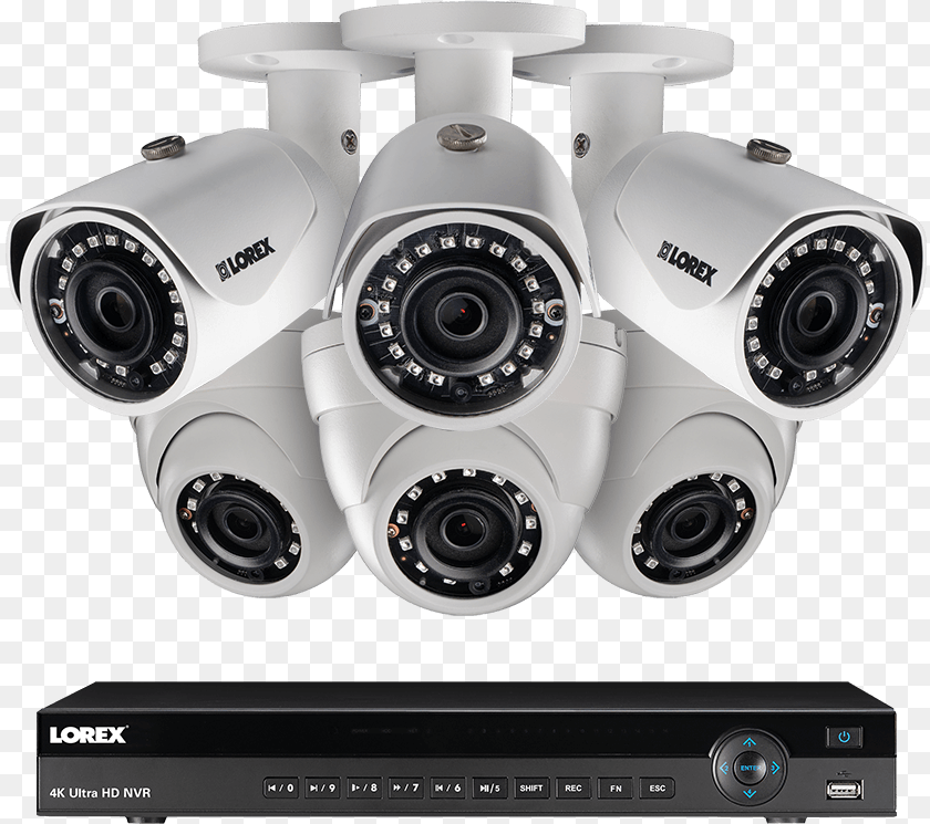 Channel 2k Home Security System With 6 Weatherproof, Camera ...
