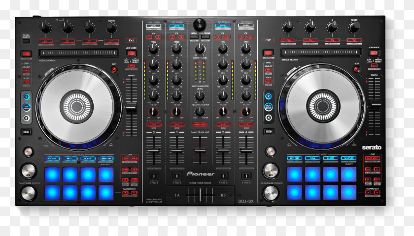 5513x2969 Channel Controller For Serato Dj Pro With Dual Deck HD PNG Download
