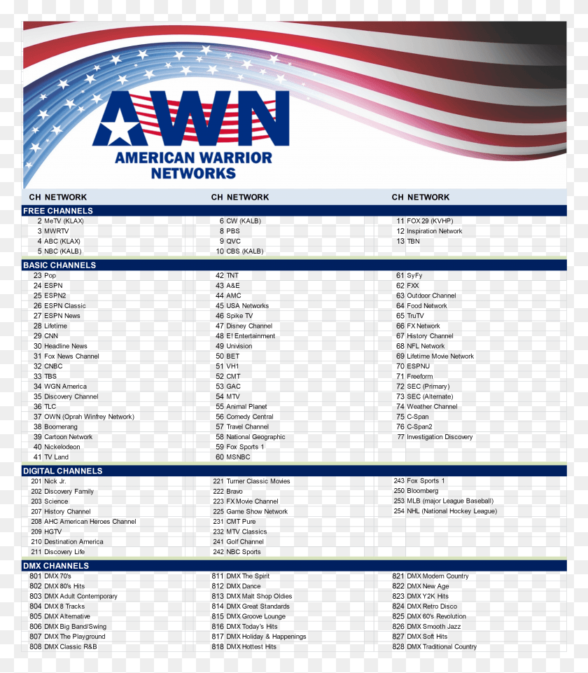 3384x3913 Channel Lineup Warrior Tv American Warrior Network, Field, Text, Building HD PNG Download