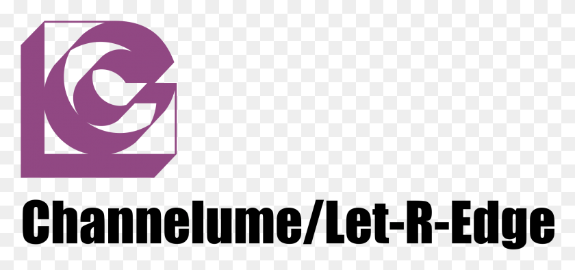2199x943 Channelume Let R Edge Logo Transparent Graphic Design, Text, Symbol, Logo HD PNG Download