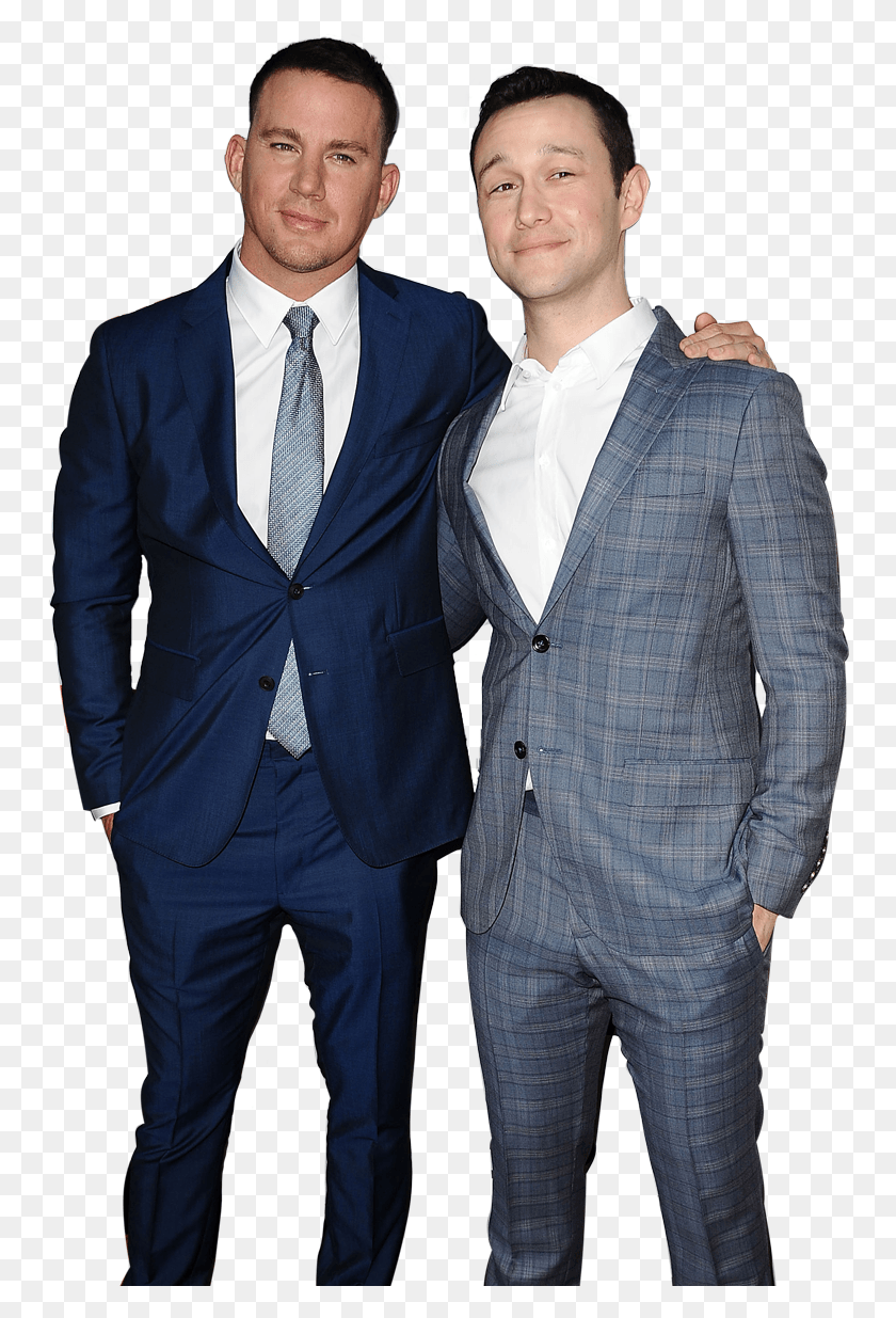 752x1175 Channing Tatum And Joseph Tuxedo, Tie, Accessories, Accessory HD PNG Download