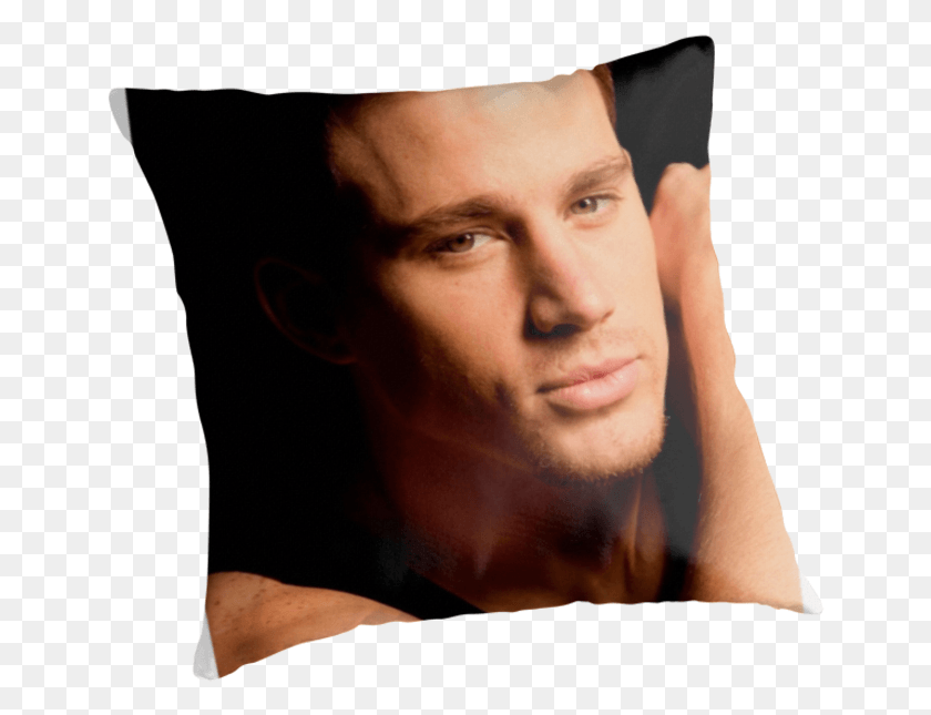 648x585 Channing Tatum By Receh Cushion, Person, Human, Face HD PNG Download