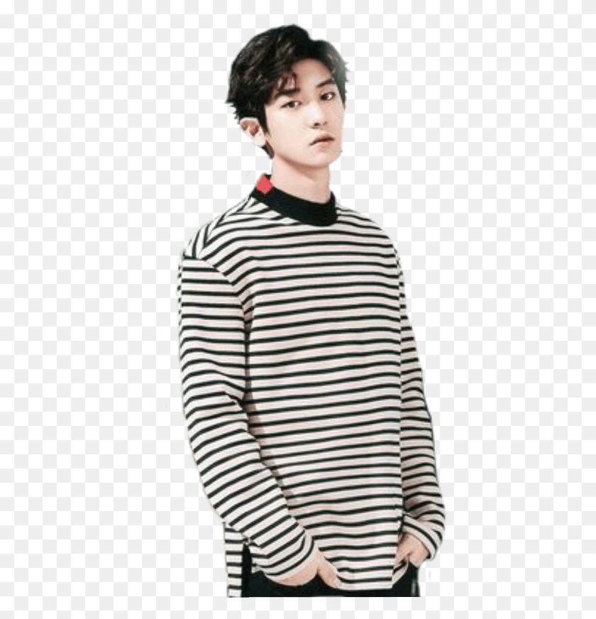 421x812 Chanyeol Sticker Chanyeol Transparent, Sleeve, Clothing, Apparel HD PNG Download
