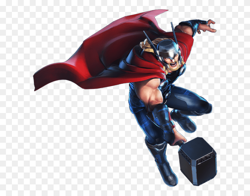 622x599 Char Hero Thor Marvel Ultimate Alliance 3 Thor, Helmet, Clothing, Apparel HD PNG Download