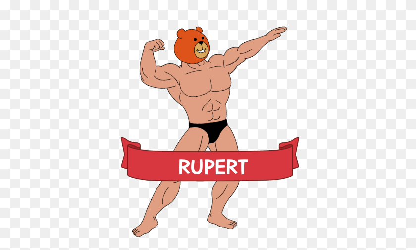 398x504 Character Background Human Rupert Familyguytips, Clothing, Swimwear, Baby, Person Sticker PNG
