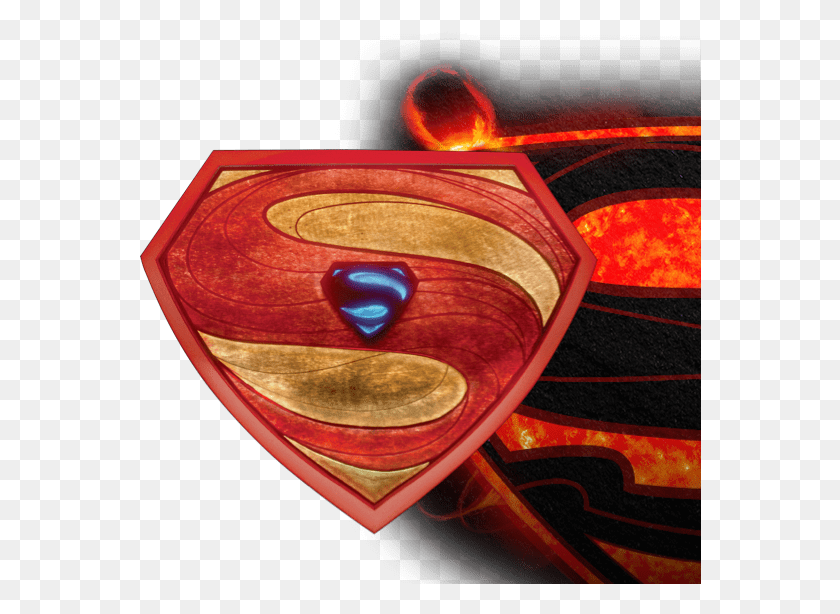562x554 Character Card Superman, Plectrum, Pottery HD PNG Download