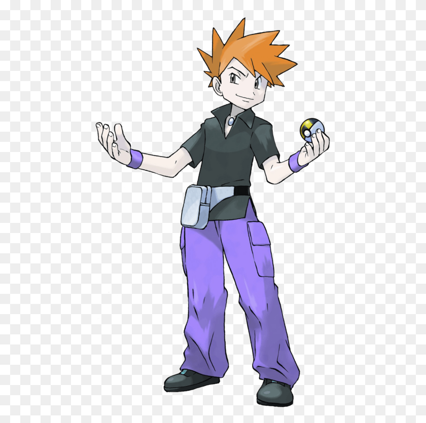 464x775 Character Pokemon Blue, Person, Human, Worker HD PNG Download