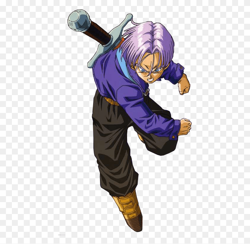 451x761 Character Profile Dragon Ball Z Dbz Trunks Anime Dragon Ball Z Trunks, Person, Human, Soccer Ball HD PNG Download