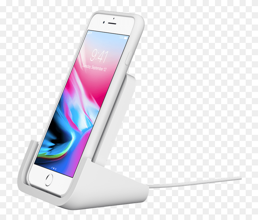 735x658 Charger Logitech Wireless Charger Iphone, Mobile Phone, Phone, Electronics HD PNG Download