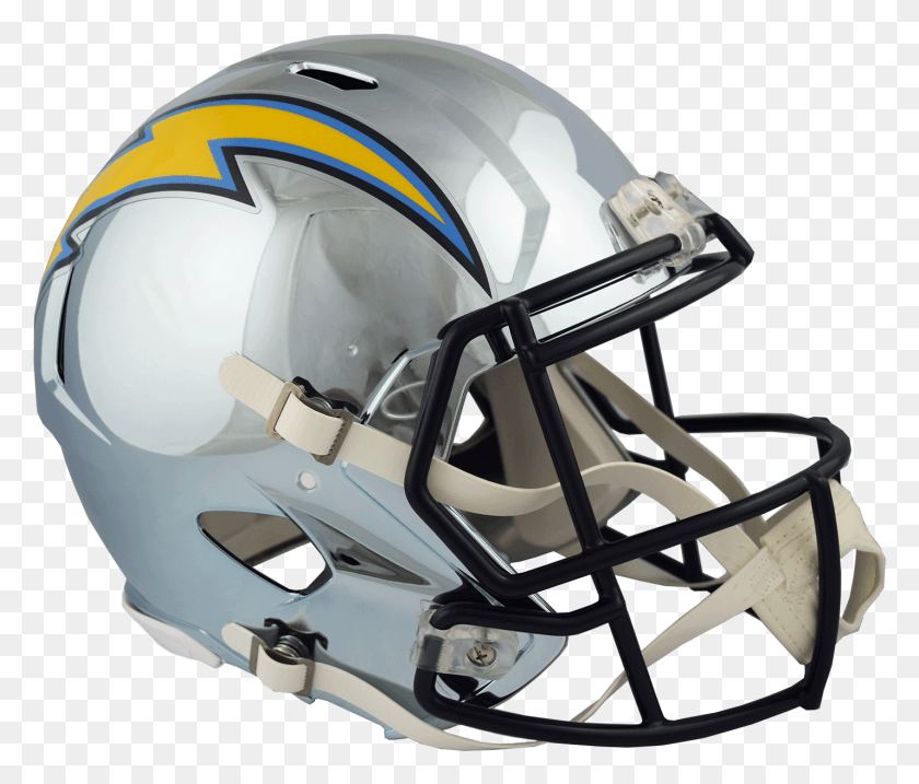 1427x1202 Chargers Chrome Speed Authentic, Helmet, Clothing, Apparel HD PNG Download